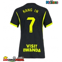 Camisa de Futebol Atletico Madrid Lee Kang-in #7 Equipamento Secundário Mulheres 2026-27 Manga Curta